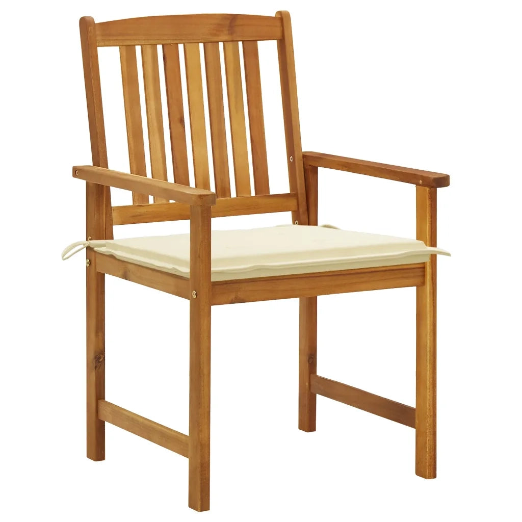 Sedie da Giardino con Cuscini 8 pz in Legno Massello di Acaciacod mxl 72870