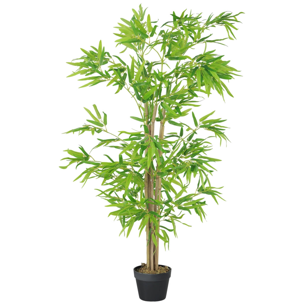 Grande bamb¨´ artificiale, 150 cm, pianta artificiale, piante artificiali in plastica in vaso, pianta di bamb¨´ finta con muschio artificiale per