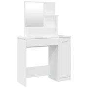 Toletta con specchio 86,5 x 35 x 136 cm bianco 02_0006309