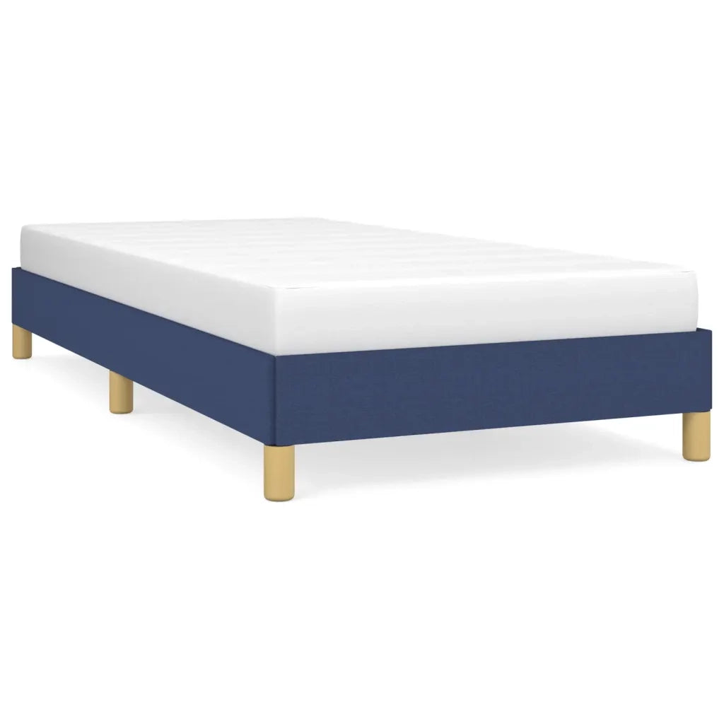 Giroletto senza Materasso Blu 80x200 cm in Tessuto