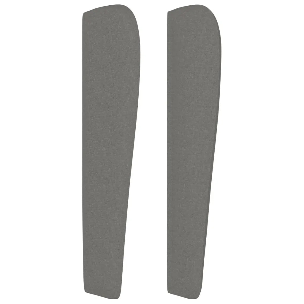 Testiera ad Orecchio Grigio Scuro 93x23x118/128 cm in Tessuto 3118079