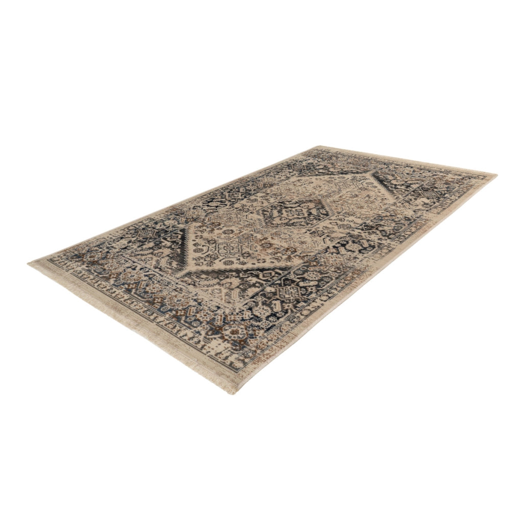 Tappeto Vintage Charin Blu a Motivo Orientale