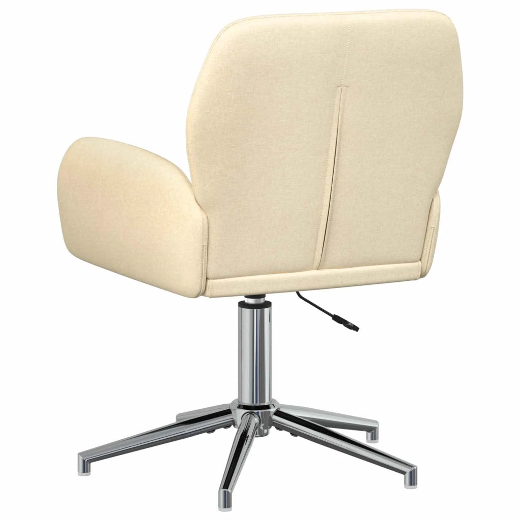 Sedia da scrivania girevole 54 x 58 x 90 cm Crema Tessuto 42034342
