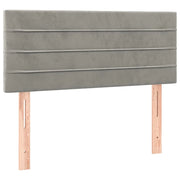 Testiera | Testata Grigio Chiaro 80x5x78/88 cm in Velluto