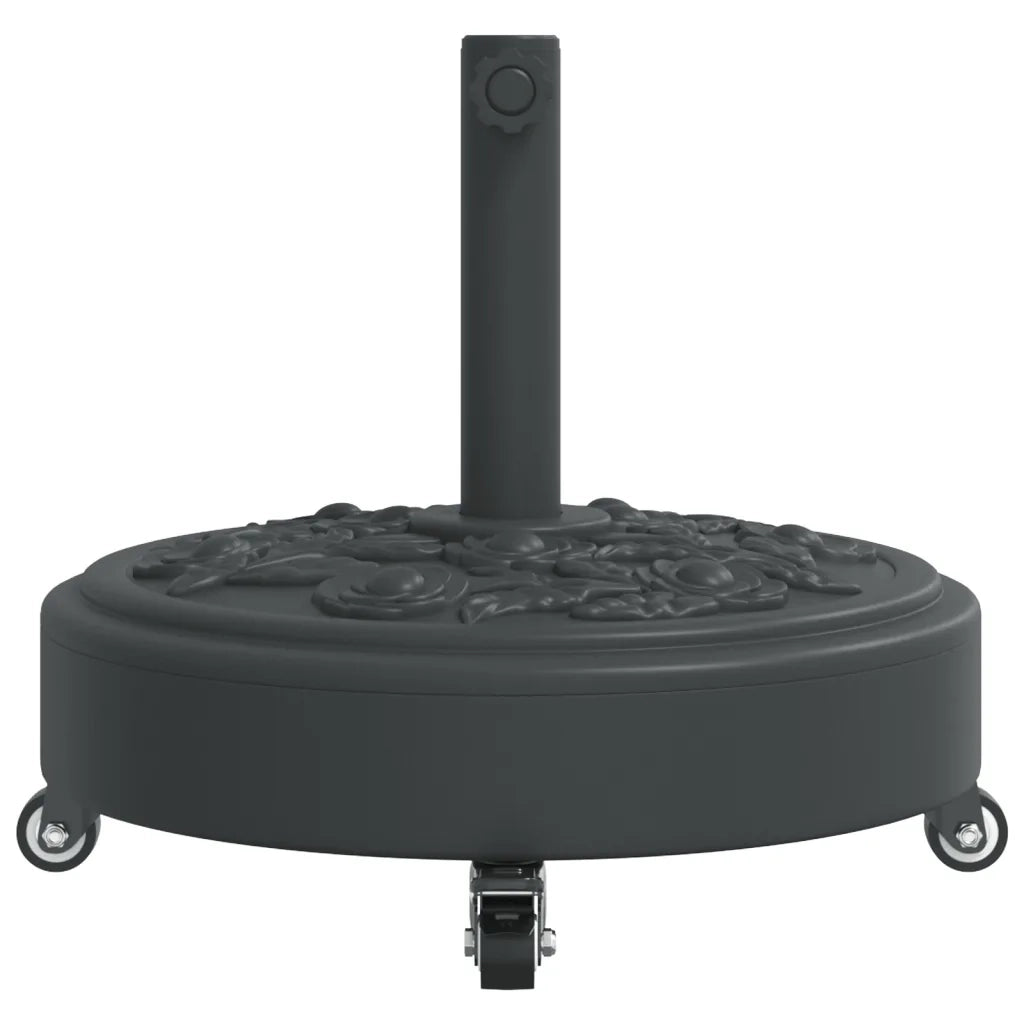 Base per Ombrellone con Ruote per Pali Ã˜38/48 mm 27 kg Rotonda