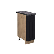 Vicco Armadio cucina dispensa alto Nero a righe 30 cm , PL Antracite