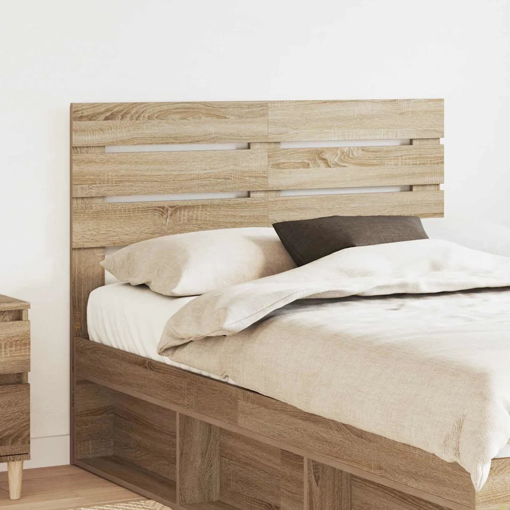 Testiera-Testata-Testiera Decorativa Rovere Sonoma 135 cm Legno multistrato 989868