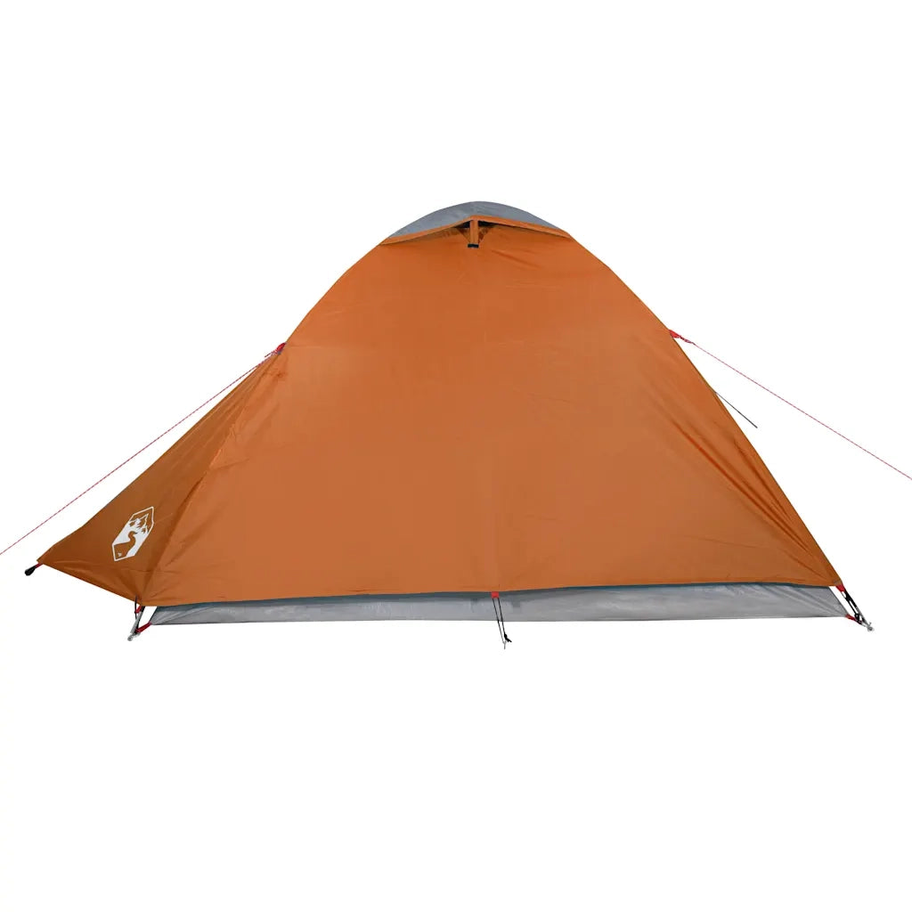 Tenda da Campeggio a Cupola 3 Persone Arancione Impermeabile 94333