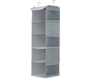 Organizzatore per Parete con 5 Cassetti – Soluzione di Stoccaggio Spaziale per Abiti e Accessori, Facile da Appendere, Materiale Polyester Duraturo