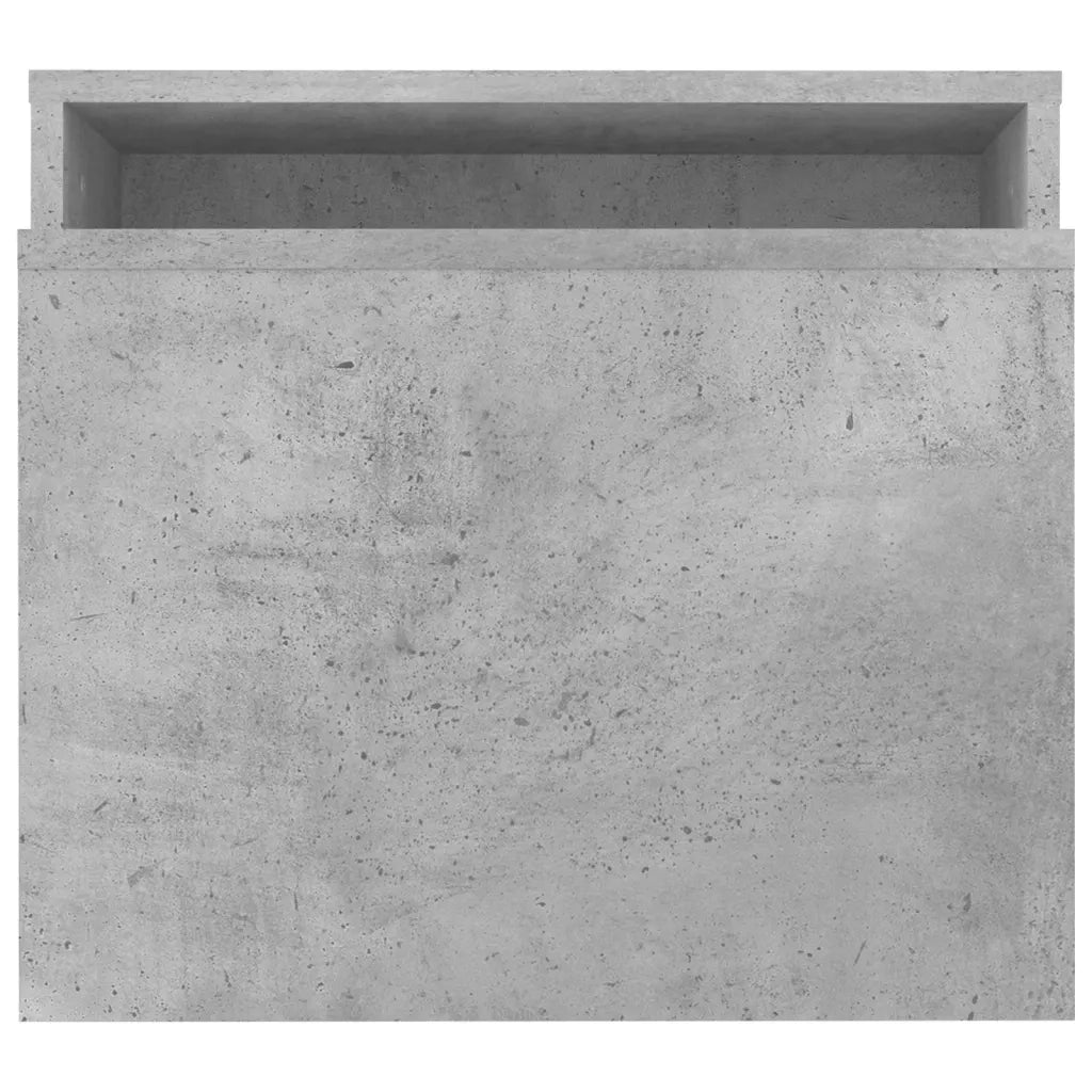 Set Tavolini da Salotto Grigio Cemento 100x48x40 cm Multistrato 802916