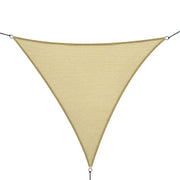 Tenda da sole triangolare grande ¨C zephmum ¨C 4x4x4 m sable polietilene