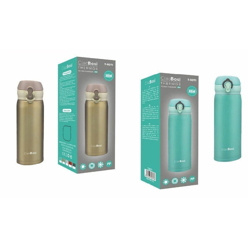 Trade Shop - Borraccia Bottiglia Termica Porta Vivande Thermos Termos Contenitore 350ml Tx-9071 -