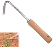 Ferramenta in Acciaio Inox con Manico in Legno - Design a V Forma