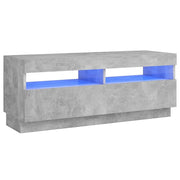 Mobile TV multimediale scaffale TV credenza mobile TV sala da pranzo soggiorno camera da letto con luci LED 100 x 35 x 40 cm grigio 02_0026508