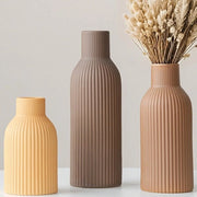 Set di vasi 3 pezzi moderni - design elegante - tonalità pastello - ceramica