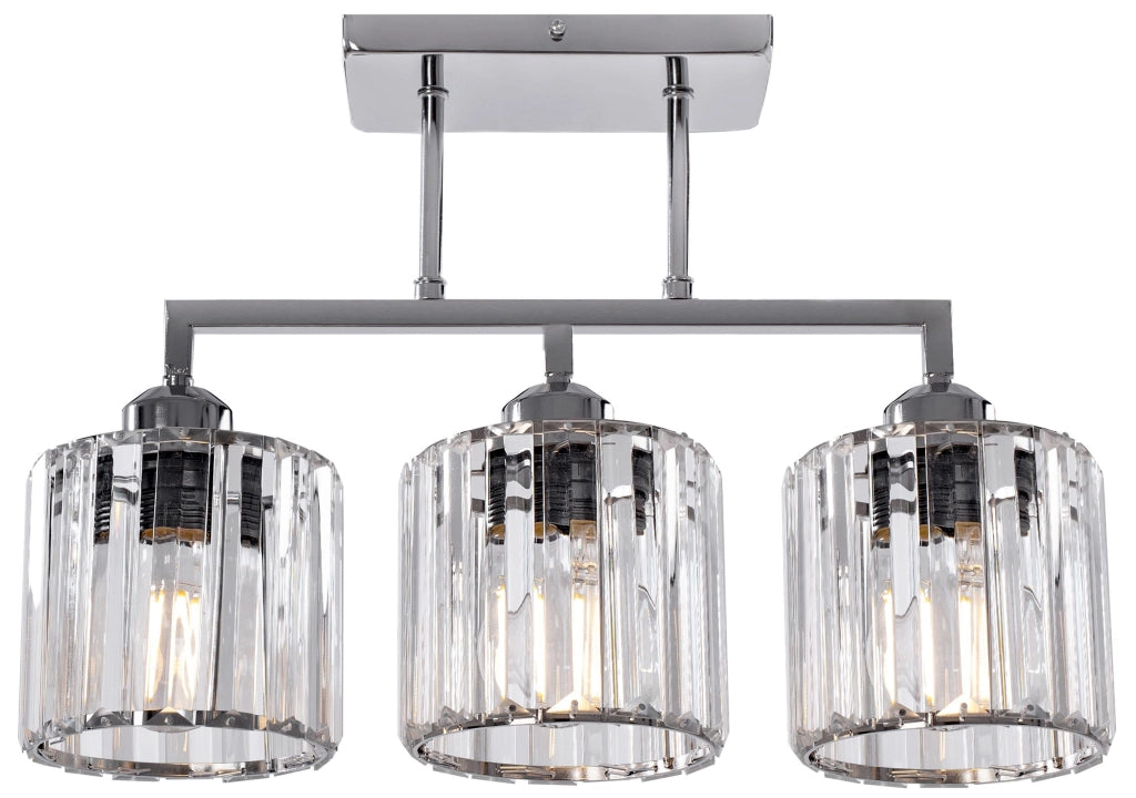 Lampada Pensile Glamour Cromo 3xe27 392228