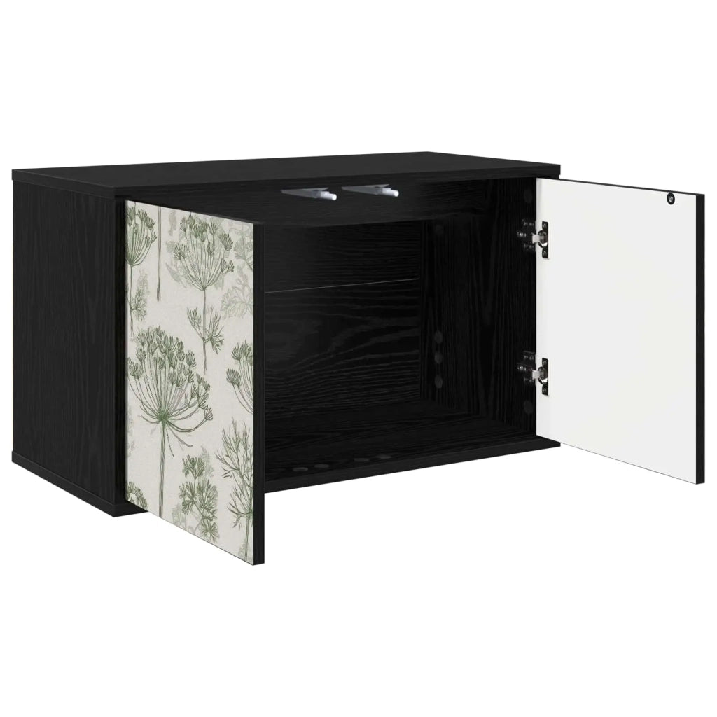 Mobile TV da Parete GOTHA 69 x 33 x 40 cm Rovere Nero 8007148