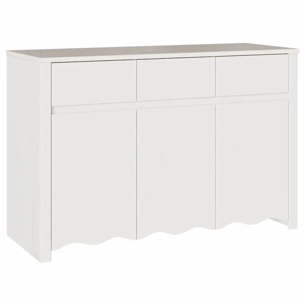 Credenza con Cassetto-Buffet-Armadio da cucina Drammen Bianco 114 x 43 x 75,5 cm