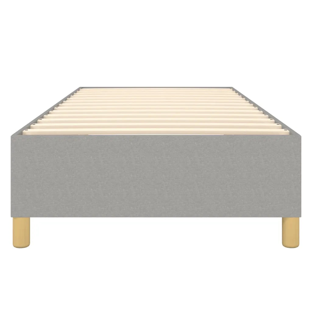 Struttura Letto a Rete a Molle-Giroletto Grigio Chiaro 100x200 cm Tessuto 863845