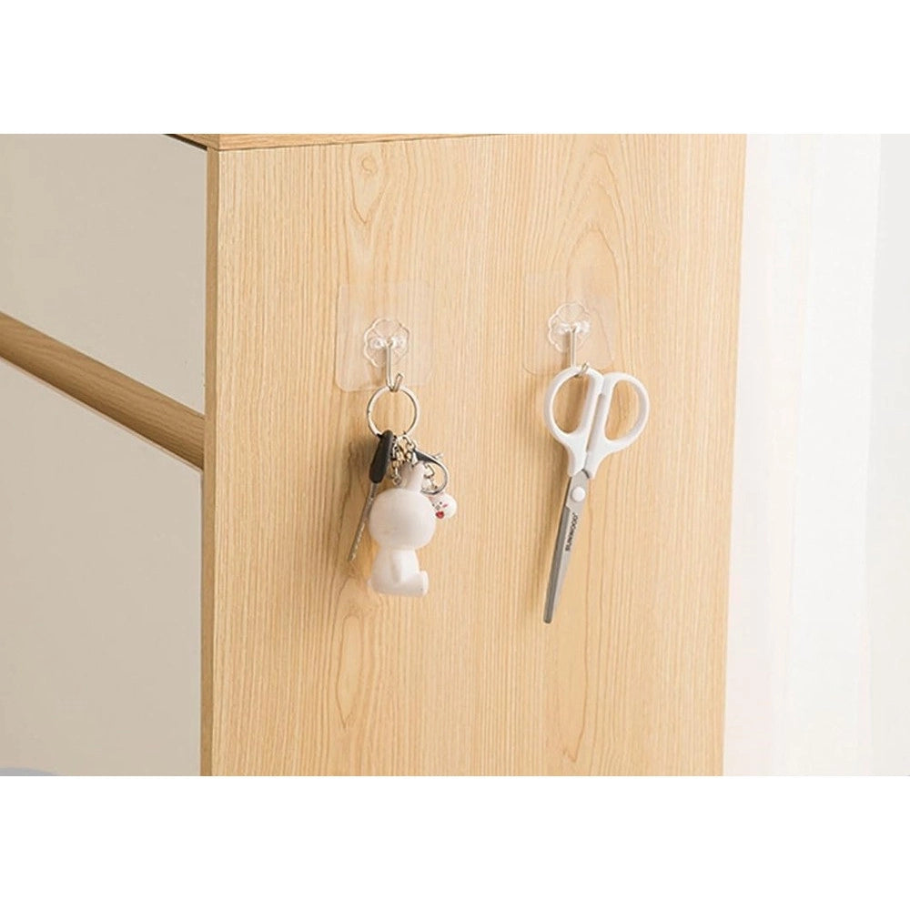 Trade Shop - Set 2pz Ganci Adesivi Appendi Strofinacci Asciugamani Accappatoio Bagno Cucina 87756 -