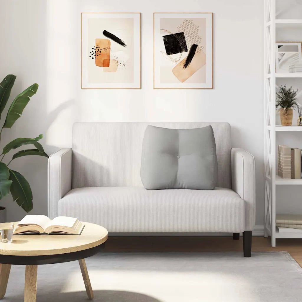 Cuscino per Schiena | Cuscino dorsale Grigio Nuvola 60 x 24 x 50 cm Tessuto