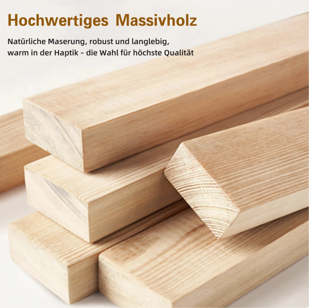 Set di 2 sedie pieghevoli in legno massello grigie