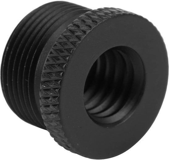 Adattatore per microfono - Adattatore cavo - Antiscivolo - Nero - Compatibile con standard di microfono - Progetto duraturo - Facile da installare