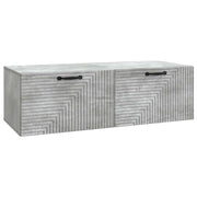 Mobile Porta TV da Muro Grigio Cemento 98 x 41 x 30 cm