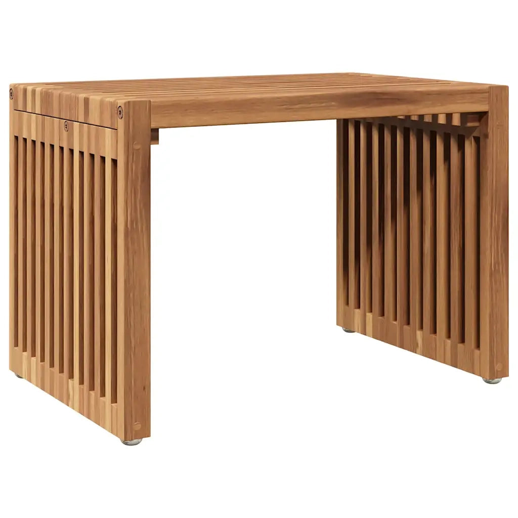 Tavolo Laterale da Giardino Marrone 50 x 32,5 x 35 cm 42006353