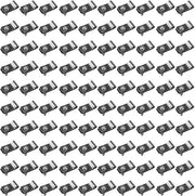 Montaggio Hekwerk Clips 100 Stuks - Acciaio Inossidabile - Viti per Hekpanele - Clips per Cavi - Resistenti e Durabili - Per Installazione di Cavi e Hekwerk - Clip per Hekwerk