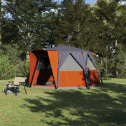 Tenda da cabina per 6 persone con tetto Grigio e arancione 42004025