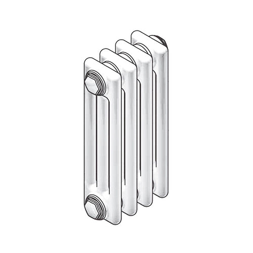 RADIATORE TUBOLARE IN ACCIAIO 3 COLONNE ZEHNDER CHARLESTON MOD. 3067- 4 Elementi- ZEHND- pezzi 1
