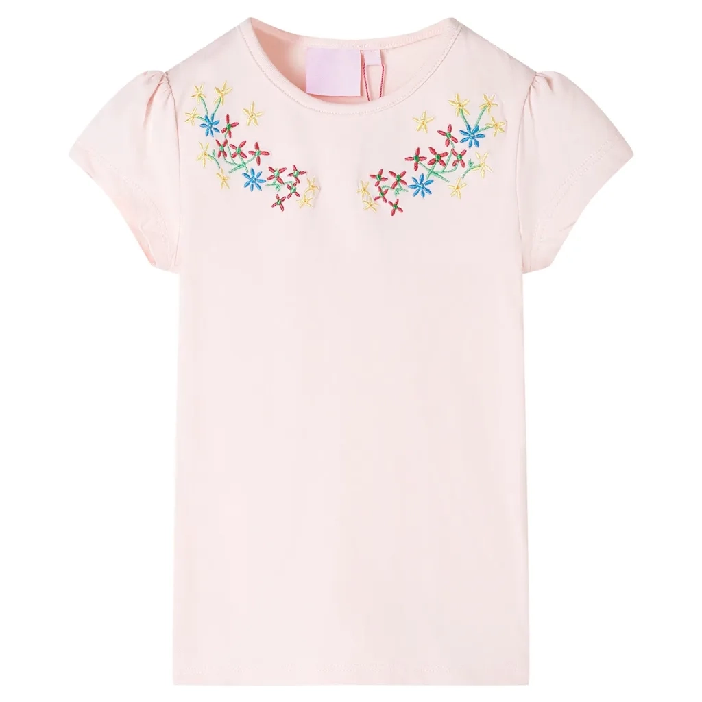 Maglietta da Bambina Rosa Tenue 116 11331