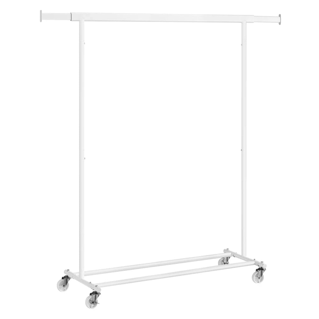 Appendiabiti su ruote 45,4 x (92-132) x 160 cm bianco 12_0007013