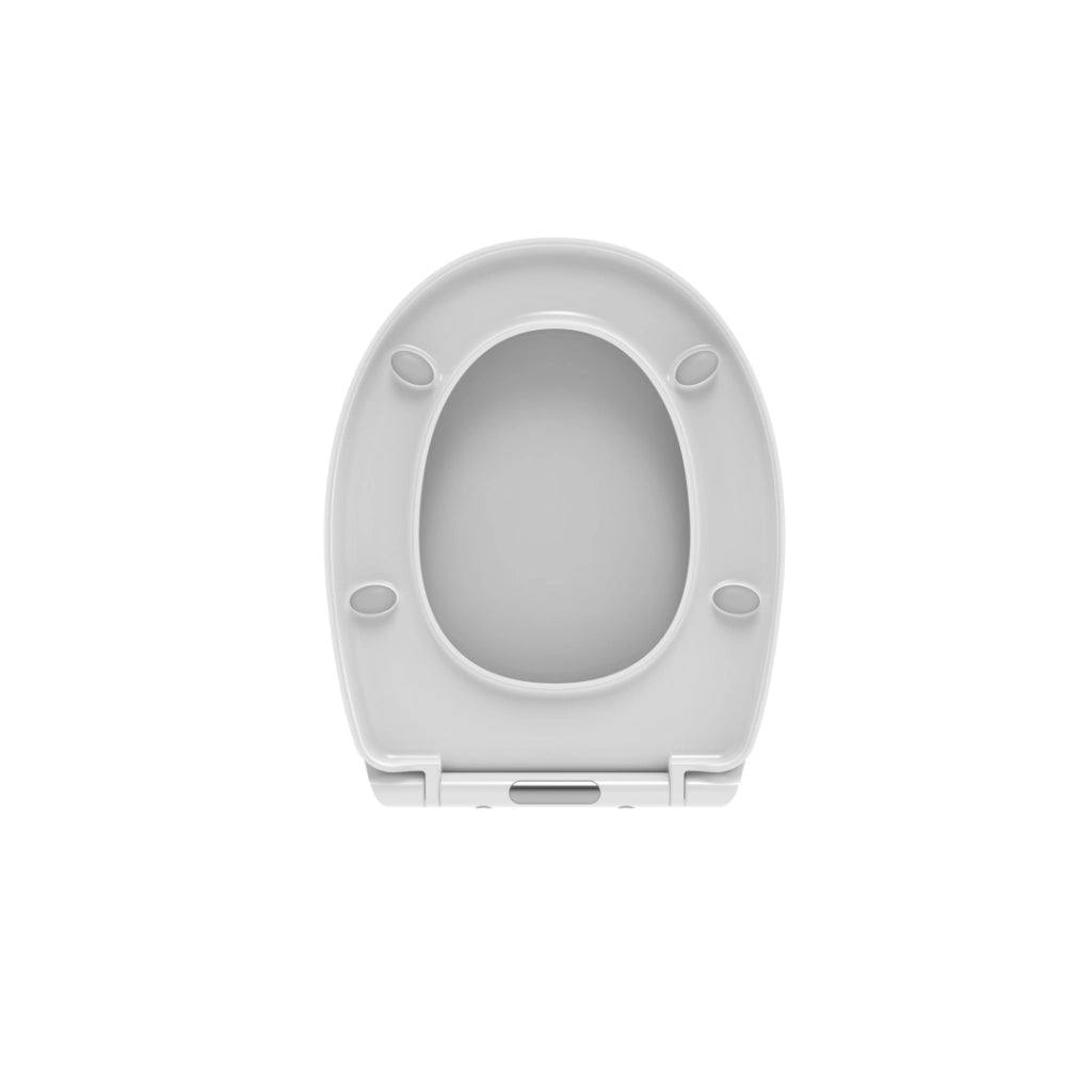 Sedile wc universale bianco lucido