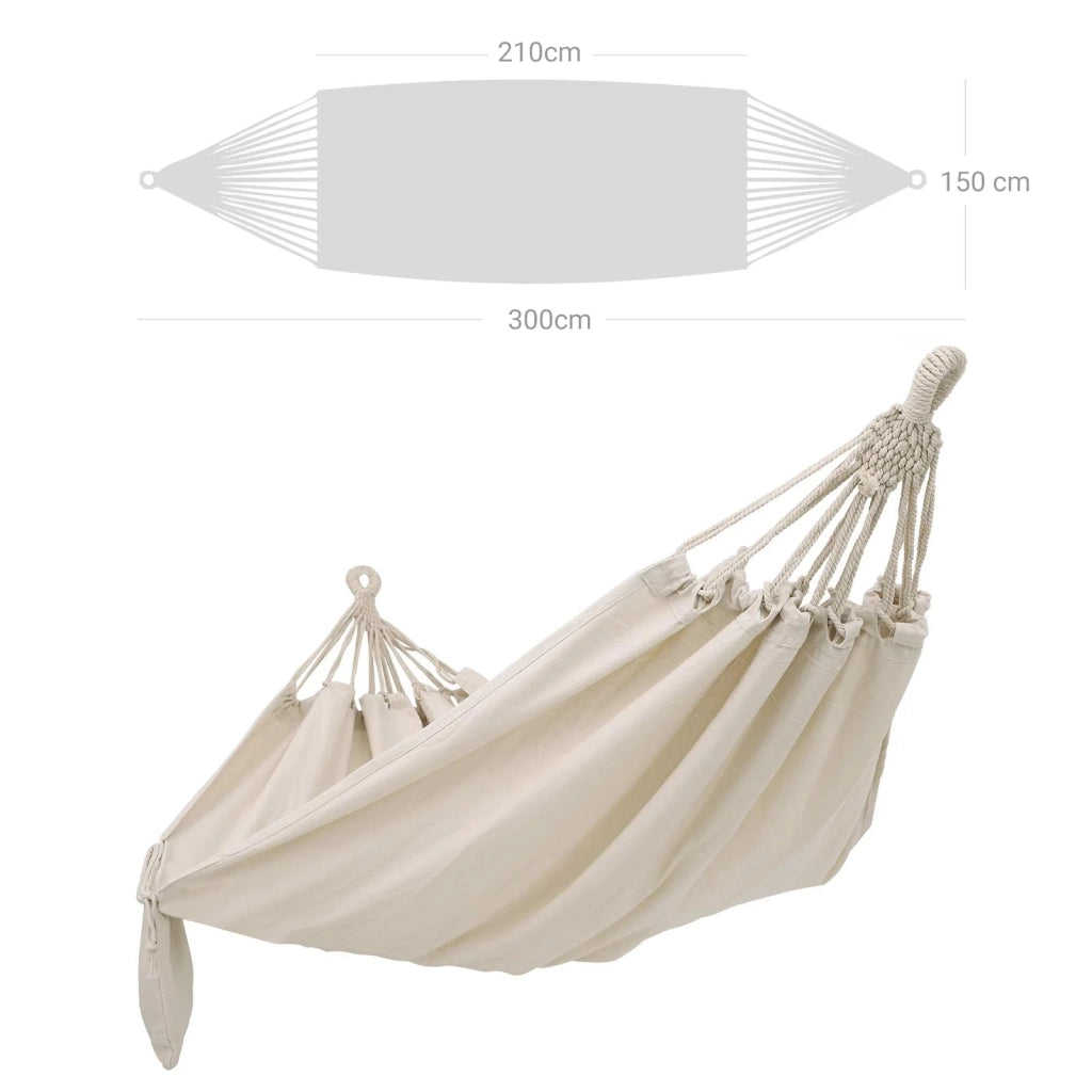 Amaca da viaggio portatile traspirante 210 x 150 cm carico massimo 300 kg GDC15M 12_0001615