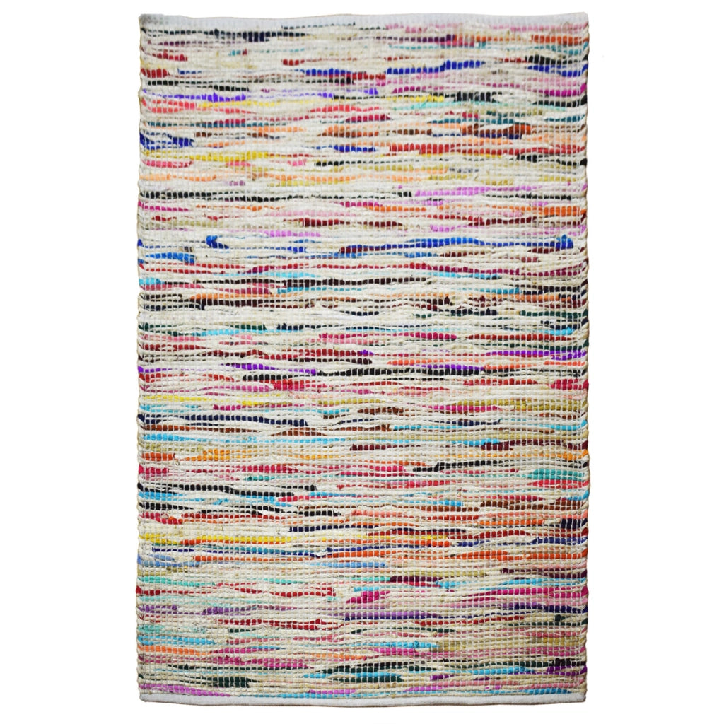 Tappeto Kilim Sienna 600 Multicolor in Juta e Cotone