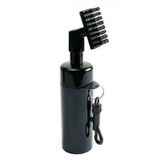 Borsetta per mazza da golf, borsetta per pulire mazze da golf, borsetta per pulire groove, borsetta per mazza da golf con morsa a carabina (per borse da golf), accessori da golf (nero).