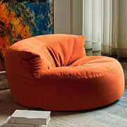 Sedia Chenille - Ultra morbida e lavabile - Arancione - 100 cm