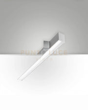TURNER INCASSO A RASO ALLUMINIO 29W 4000K 3570LM PRISMATIC  IP40 100CM DIMMERABILE DALI