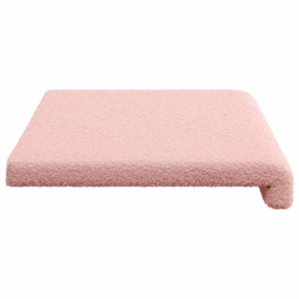 Cuscino per panchina Tessuto Sherpa Rosa Profondità 35 cm 42043305