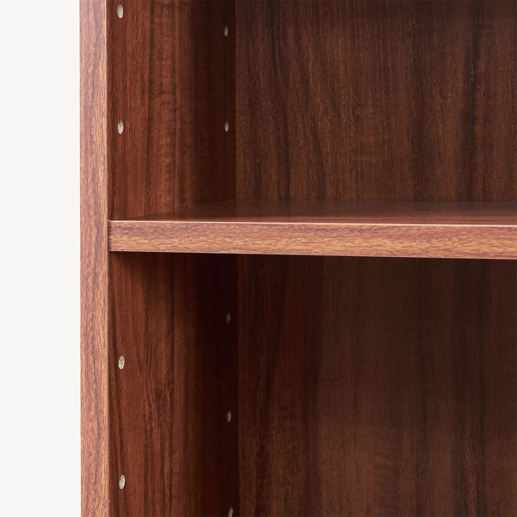 Scaffale a Colonna Tynset con 10 Scomparti per CD DVD 187x20x17 cm Effetto Noce [en.casa]