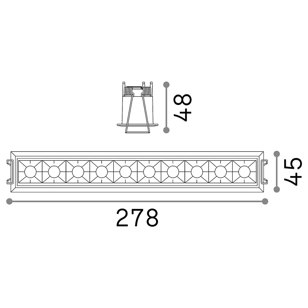 Modulo Lika Alluminio Bianco Led 20W 4000K Luce Naturale