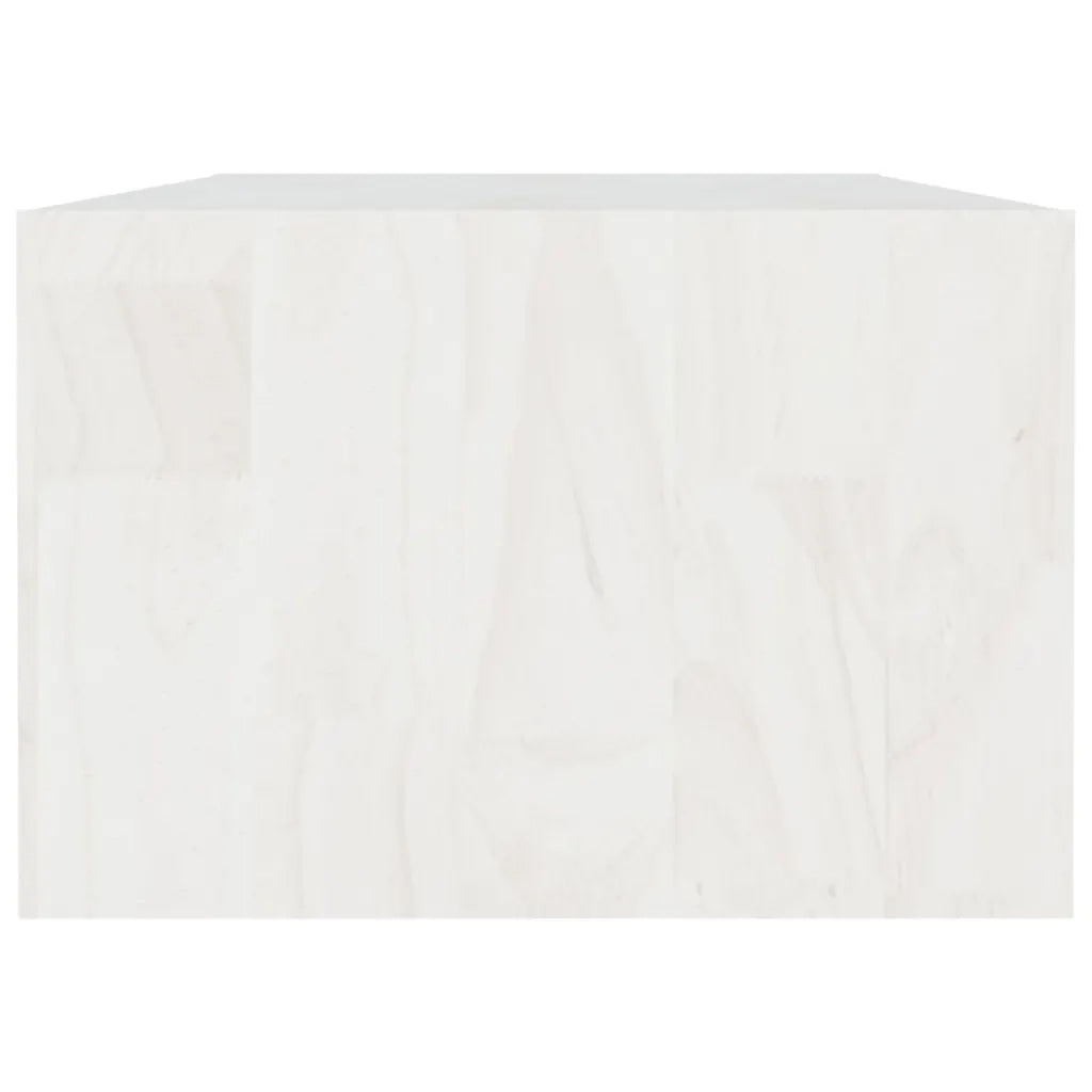 Tavolino da salotto | Tavolino da caff¨¨ | Tavolino da Soggiorno Bianco 110x50x34 cm Legno Massello di Pino
