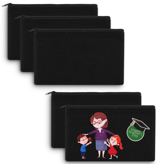 Borsa DIY per tessuti piccola, piccola borsa, borsa cosmetica con cerniera, borsa per dipingere tessuti, contenitore, borsa per dipingere tessuti