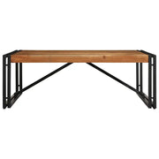 Tavolino Salotto 100x100x35 cm Legno Massello di Acacia 4016669