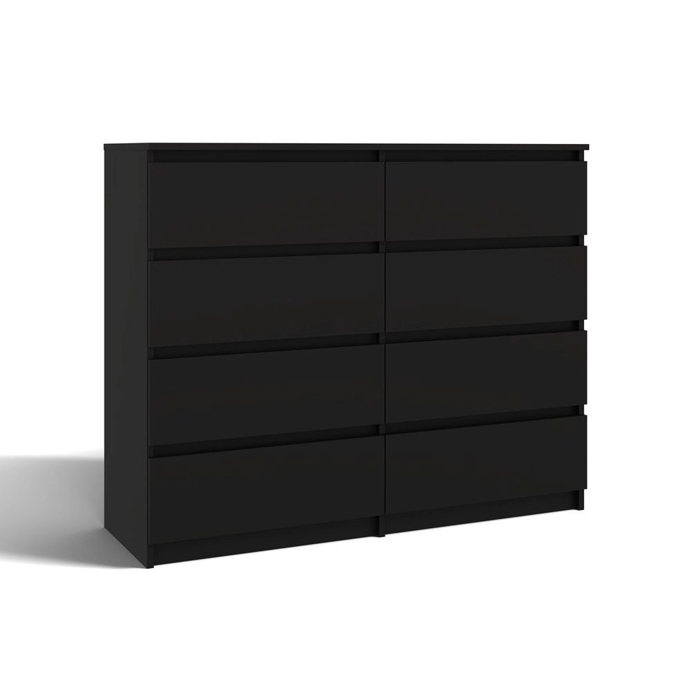 Cassettiera MALWA M8/140 nero per camera e soggiorno