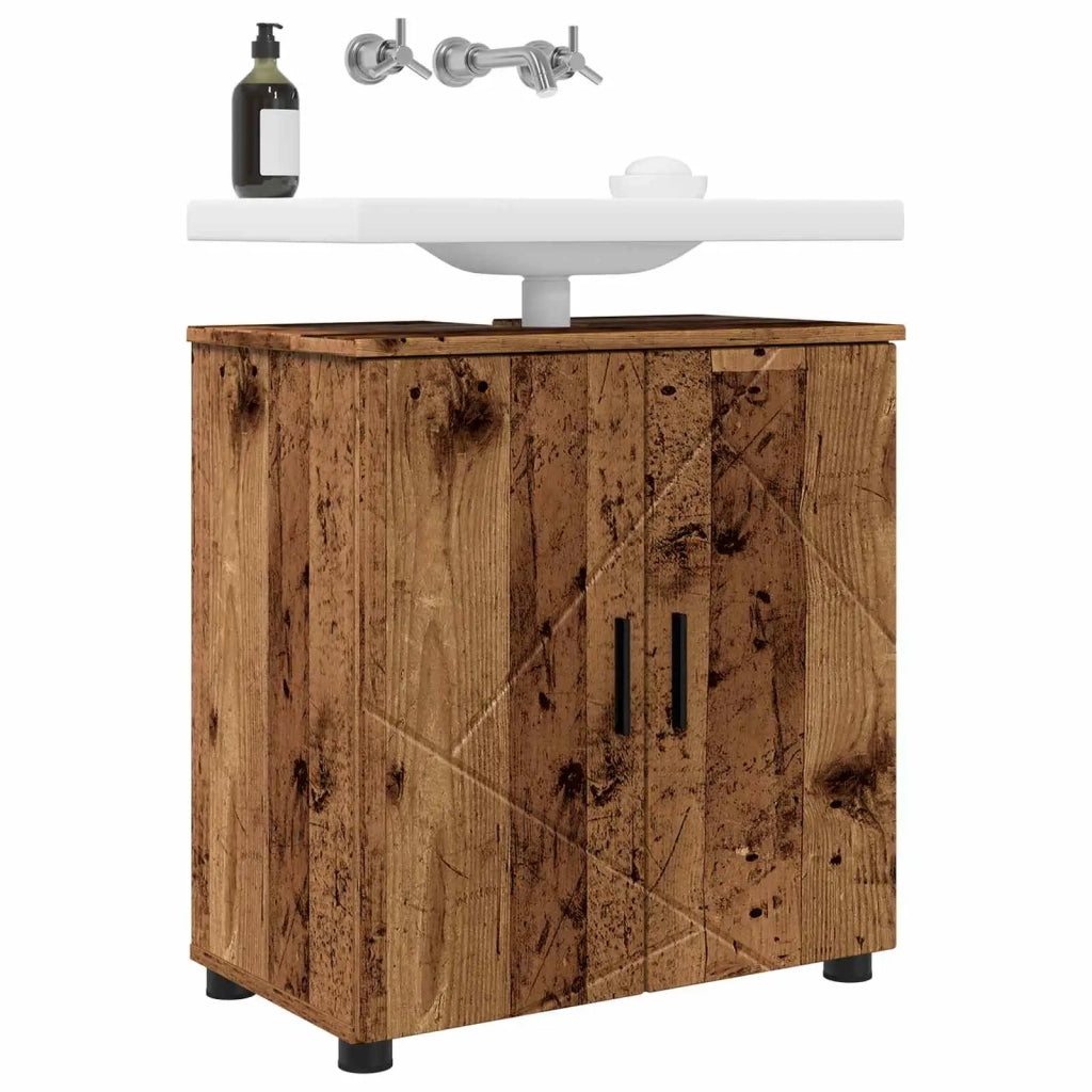 Mobile da Bagno con archiviazione Legno vecchio 61 x 35 x 64 cm 883292