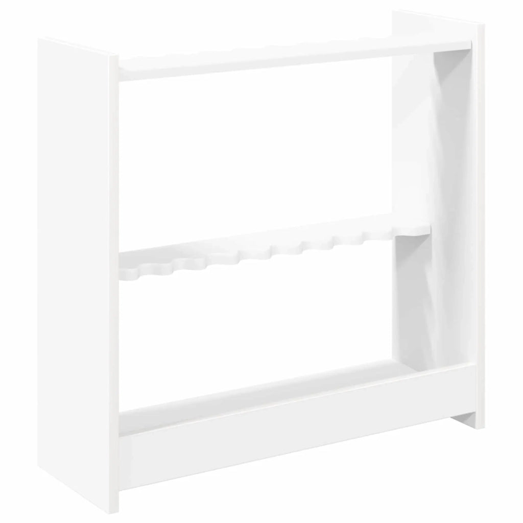 Supporto per stecche da biliardo Legno ingegnerizzato Bianco 8006764