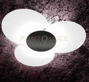 CLOVER APPLIQUE-PLAFONIERA D.100 CM 6 LUCI GRIGIO ANTRACITE 1114-100-GA